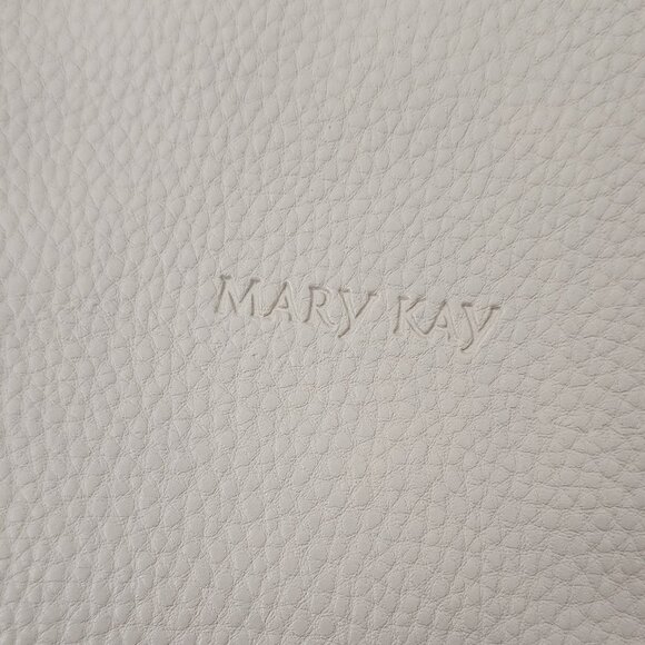 Mary Kay Two-Tone Beige & Black Tote Handbag - Picture 4 of 4